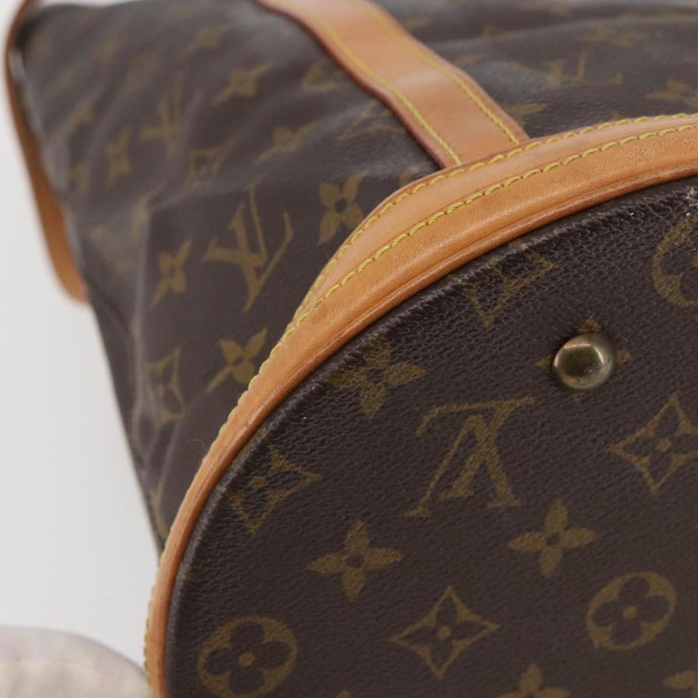 Louis Vuitton Monogram Canvas Brown & Tan Bucket Shoulder Bag - Picture 16 of 16